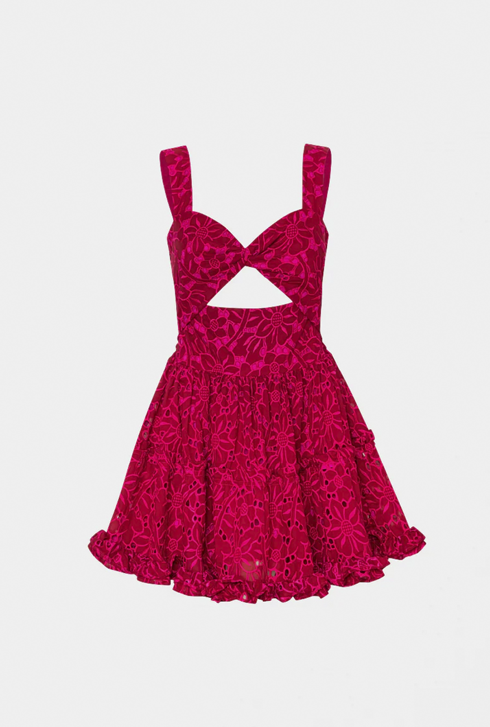 ELLE MINI DRESS BURGUNDY