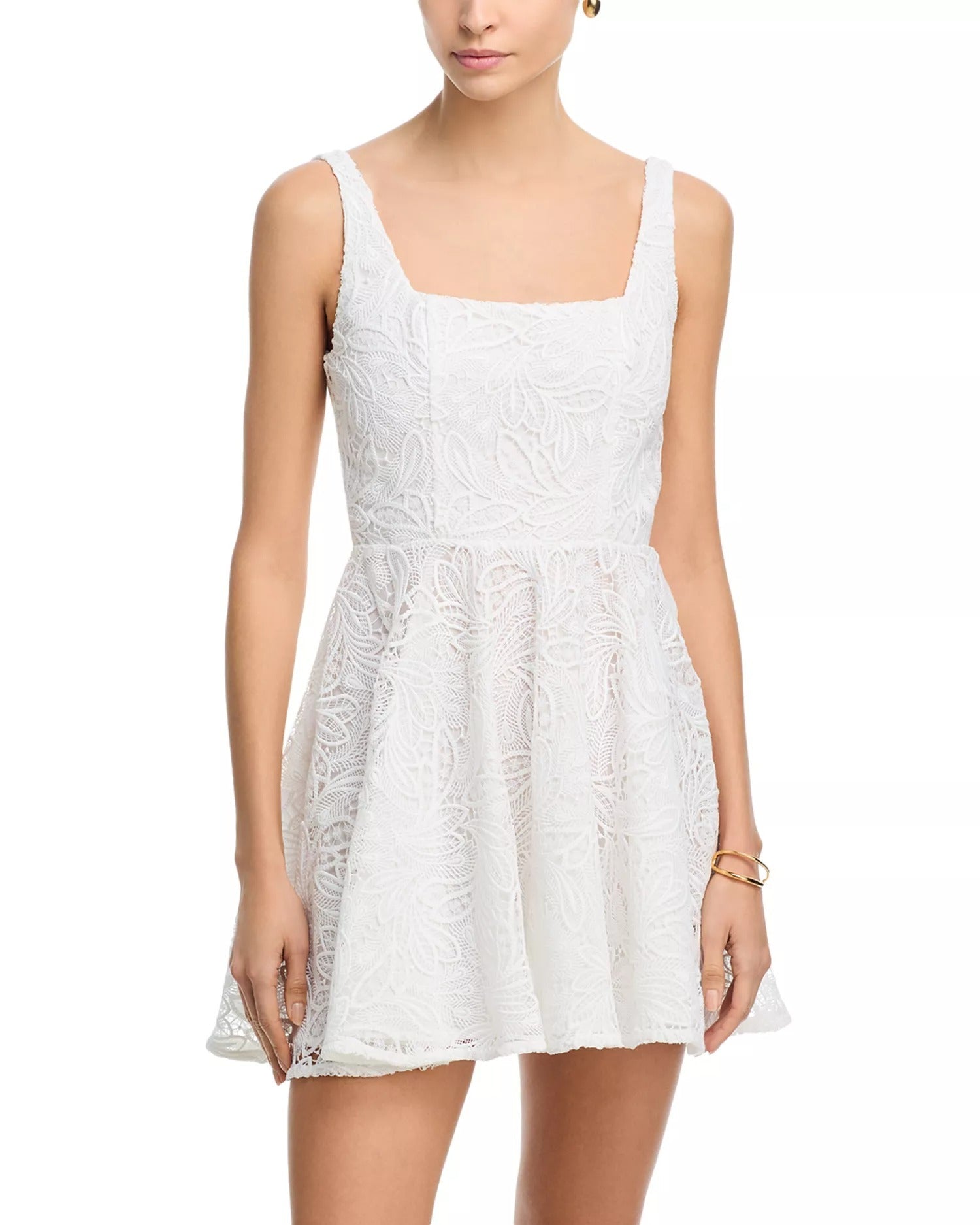 EUGENIA MINI DRESS WHITE