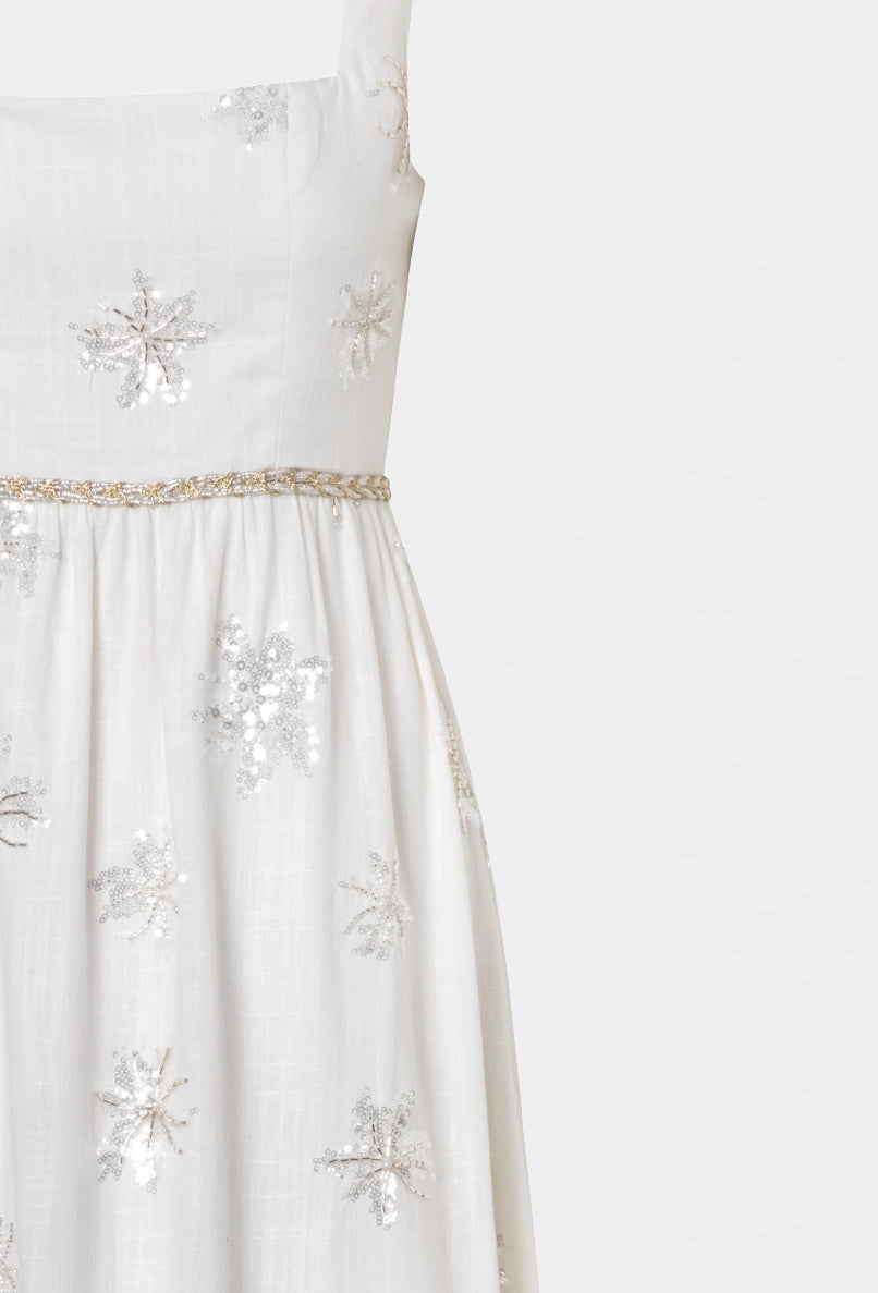OLIVIA DRESS WHITE