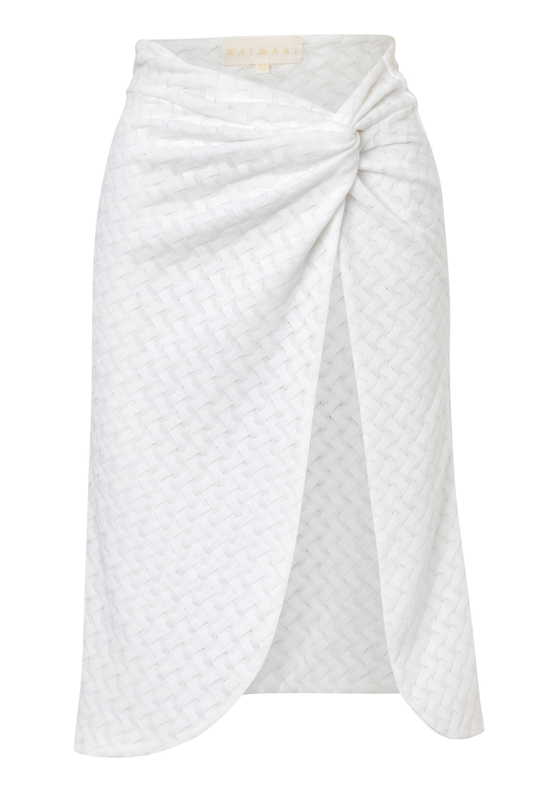PACIFICA MIDI SKIRT WHITE