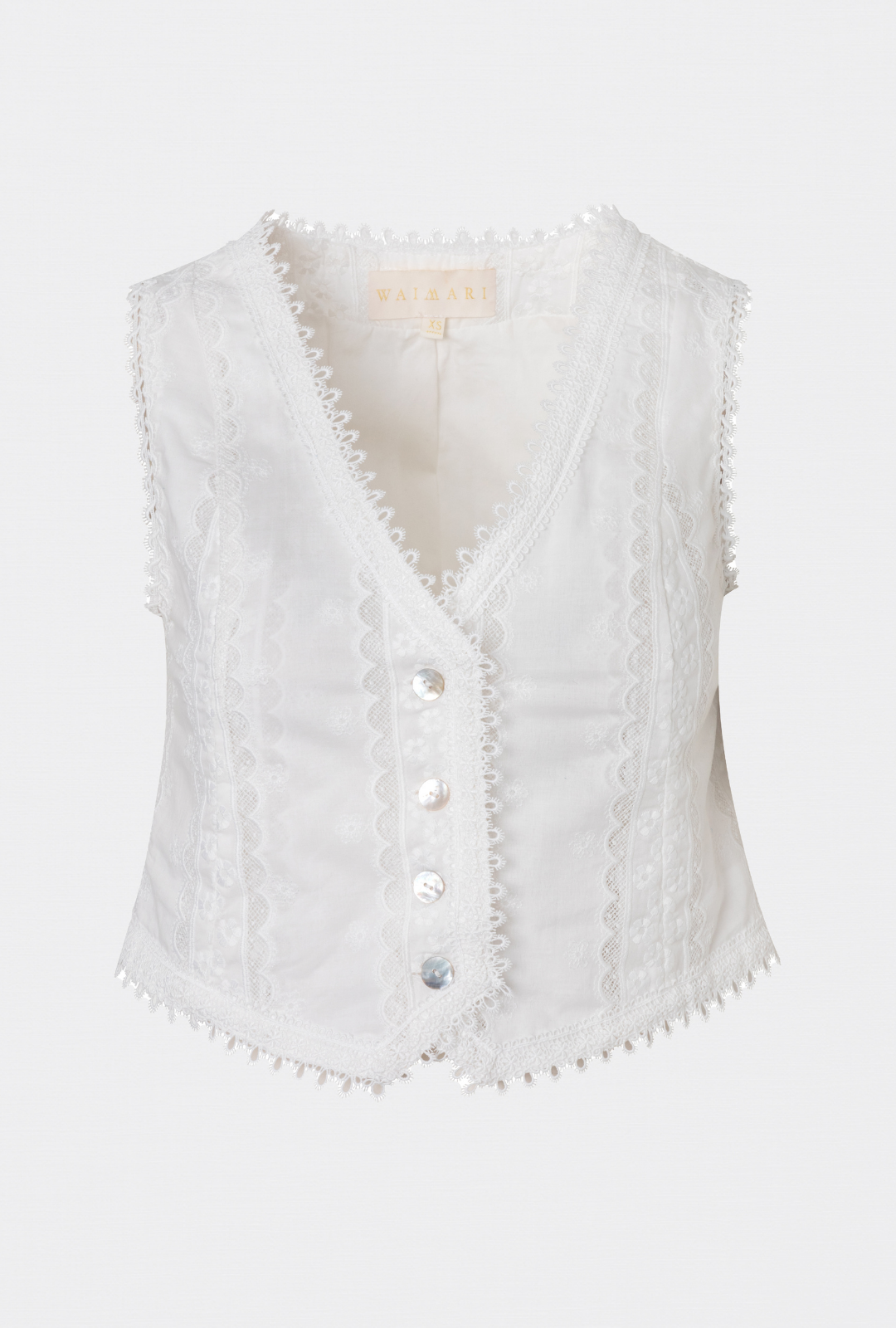 ARIEL VEST WHITE