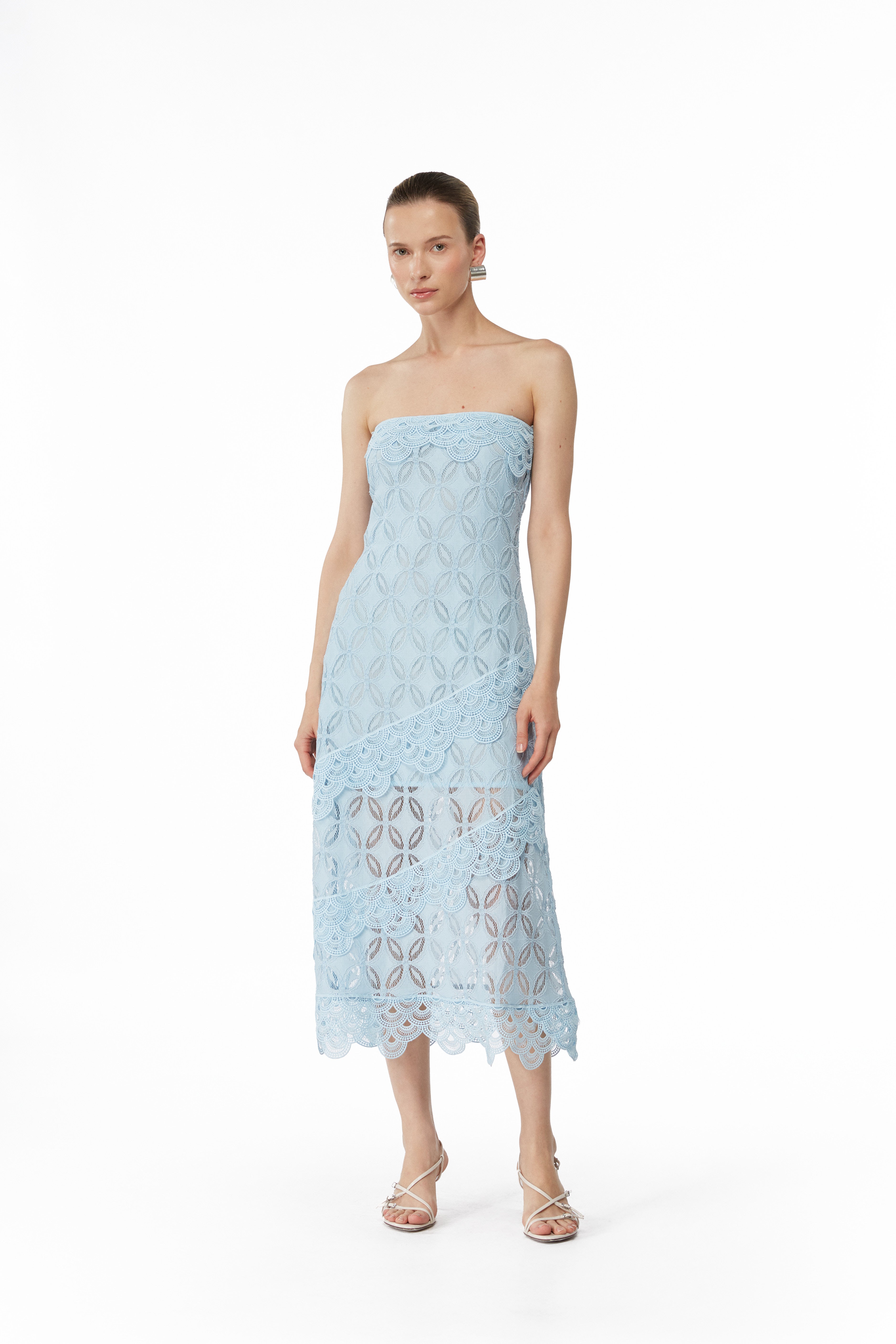 AZURA MIDI DRESS BLUE