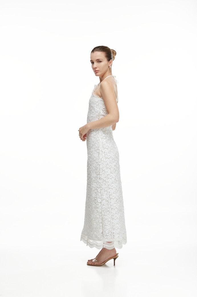 BESO DE LUNA MAXI DRESS WHITE