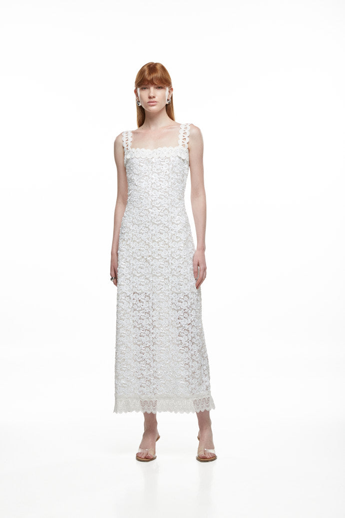 CENTELLA MAXI DRESS WHITE