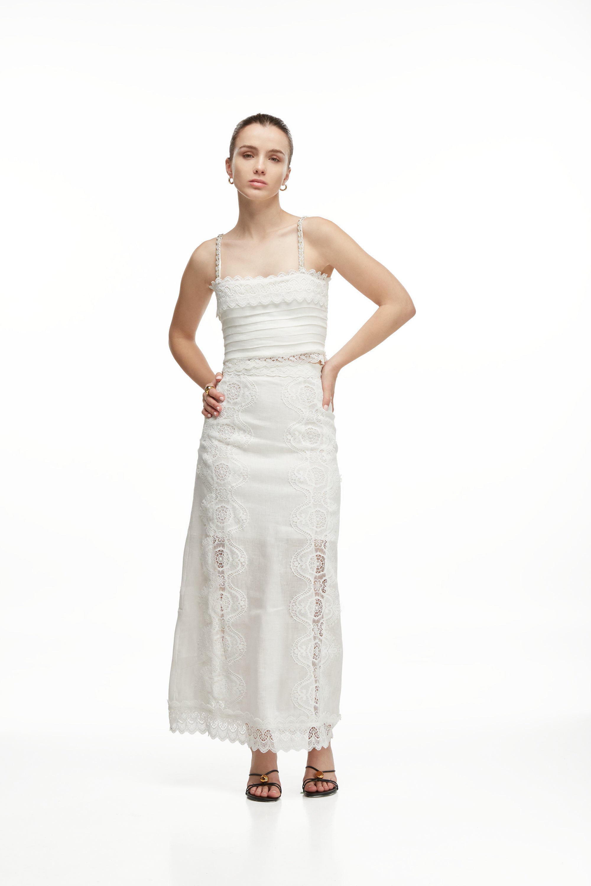 ROCIO MAXI DRESS WHITE