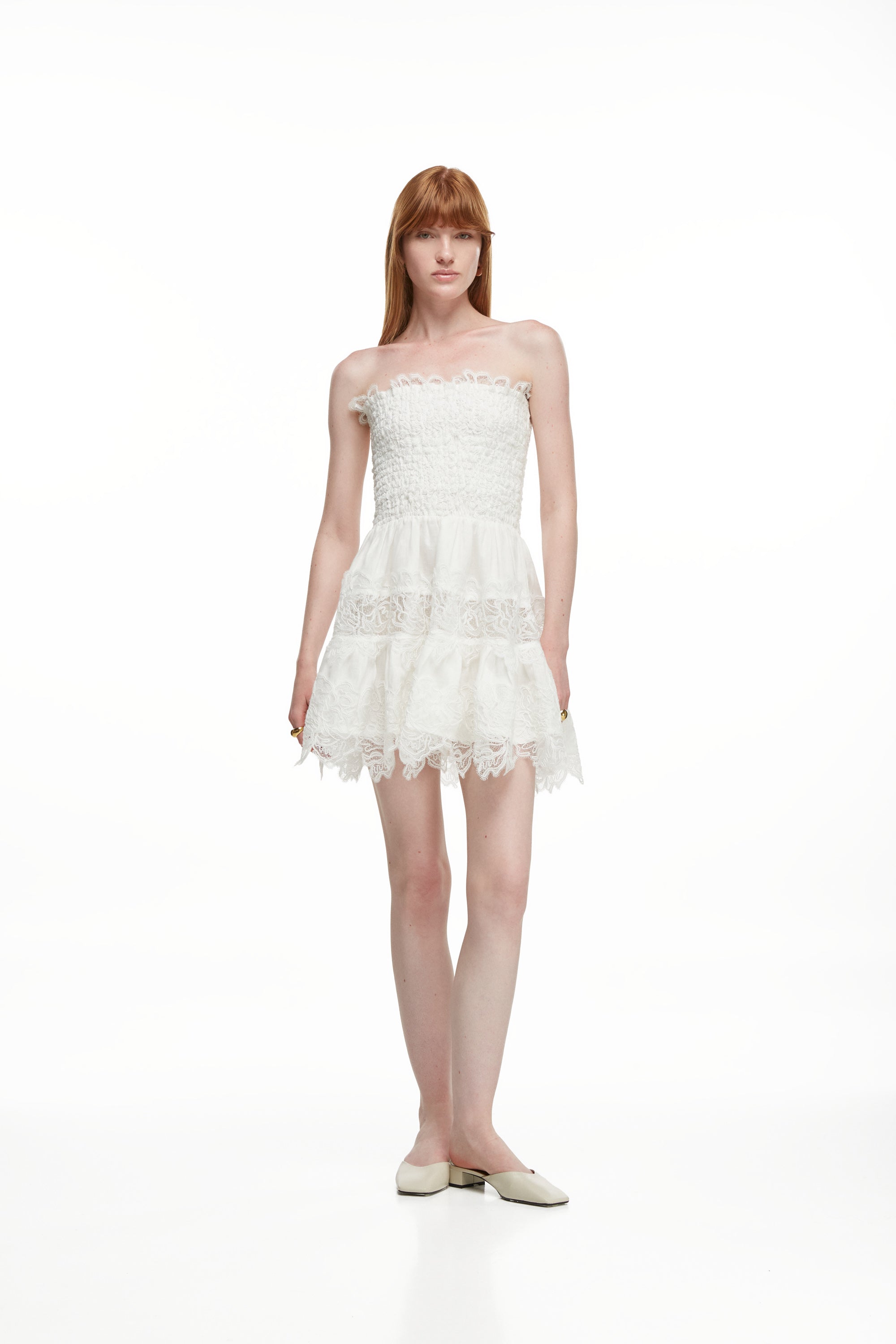 BRISA MINI DRESS WHITE