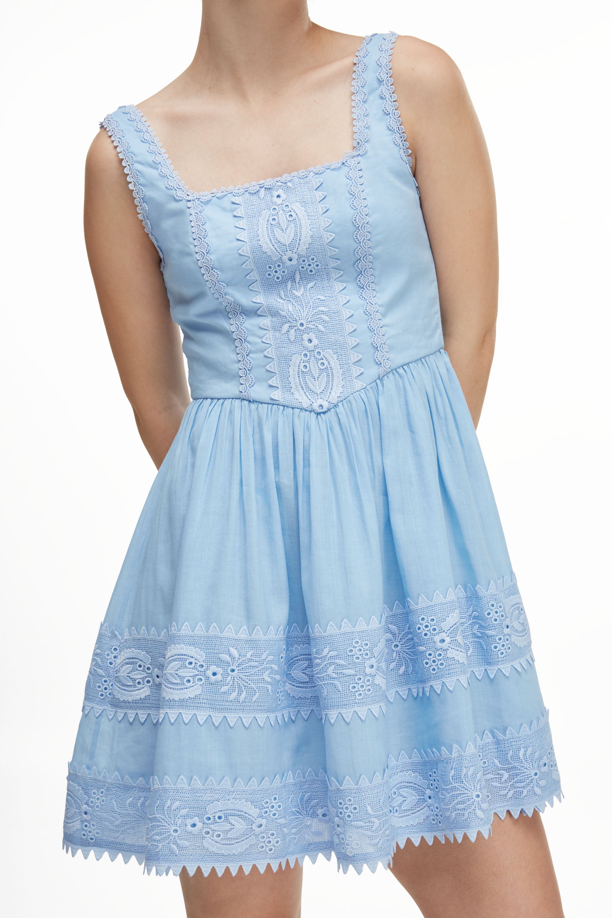 SERENA MINI DRESS BLUE
