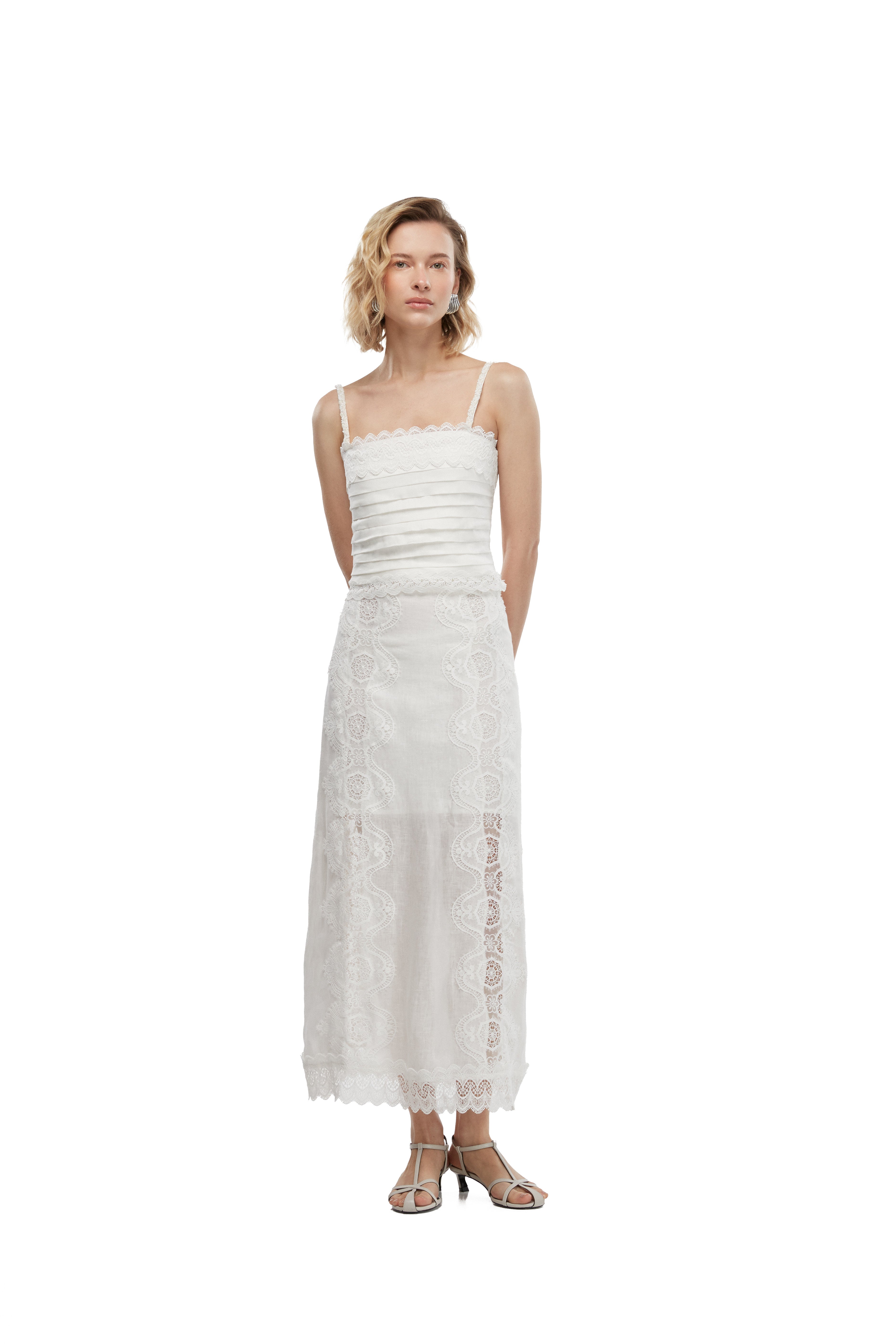 LIRIO MAXI SKIRT WHITE