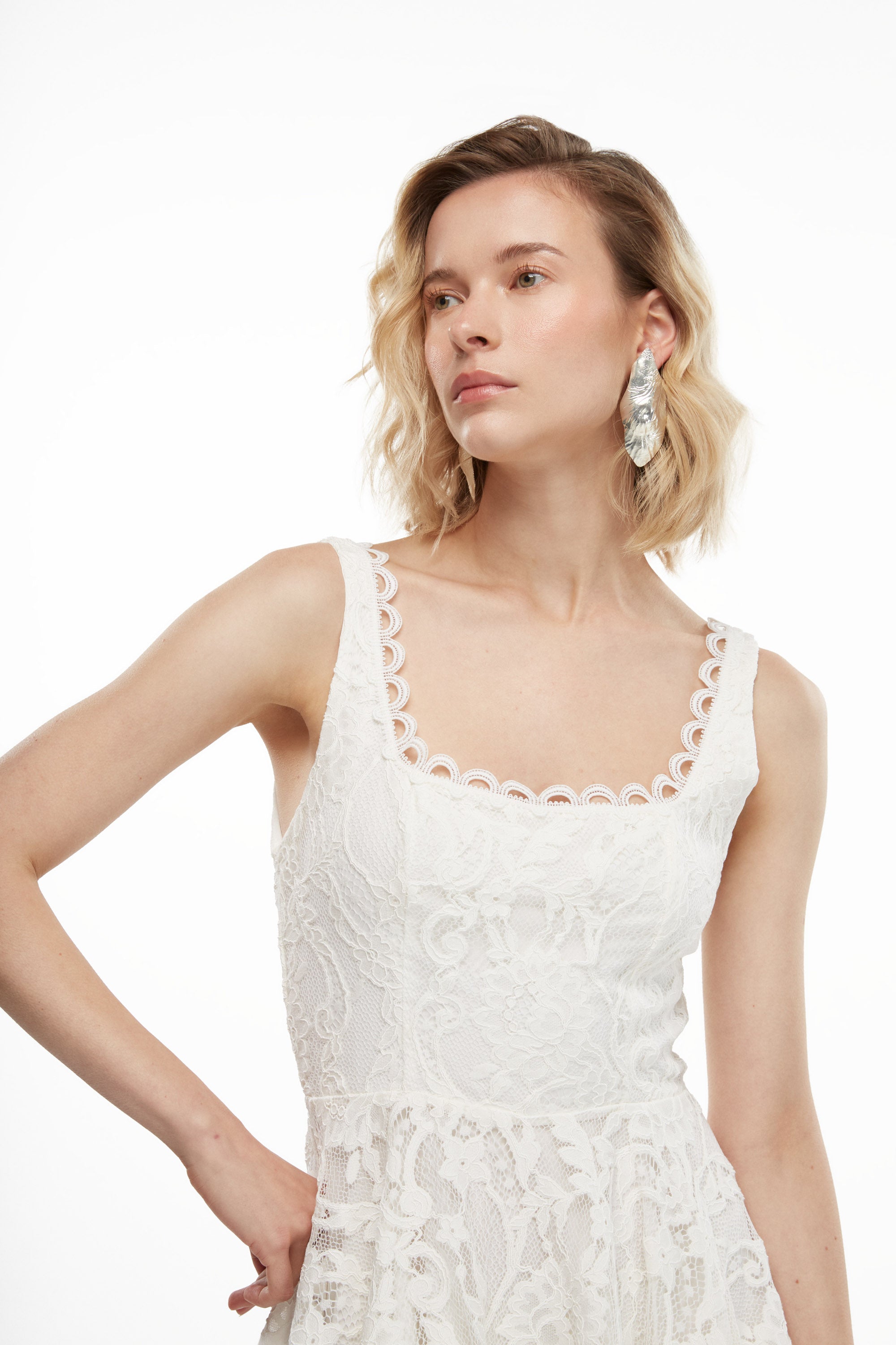 HAVANA MINI DRESS WHITE