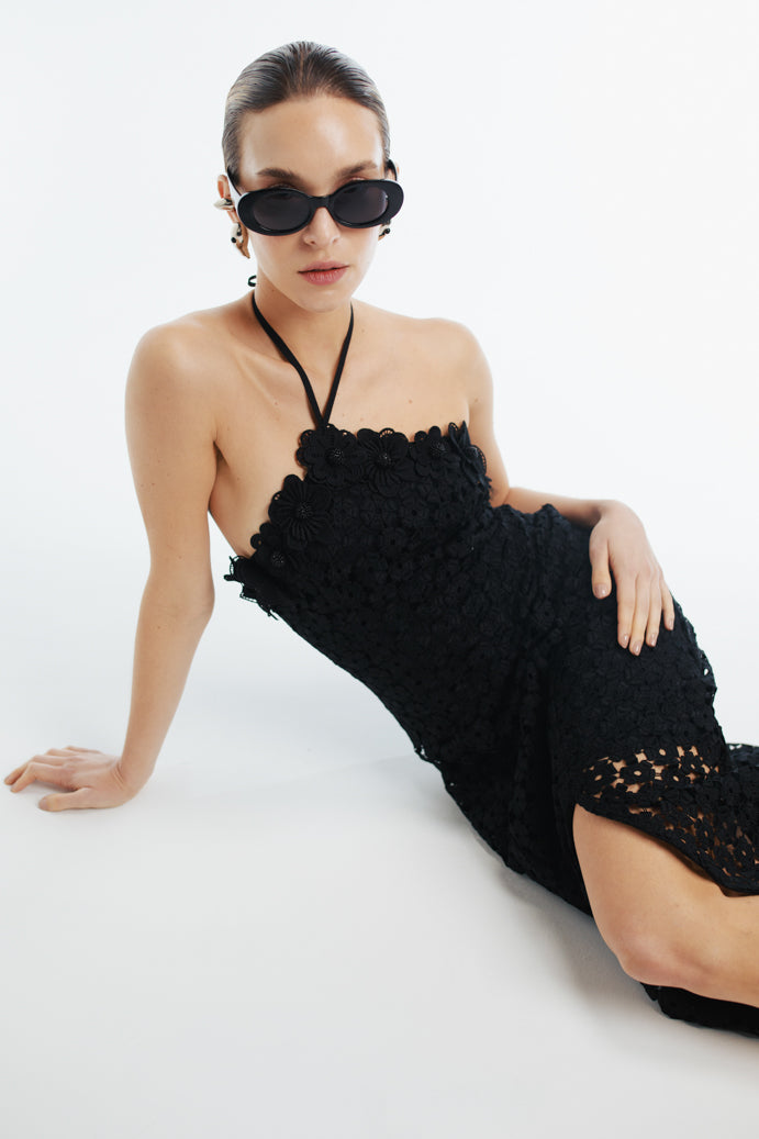 CELESTINA MAXI DRESS BLACK