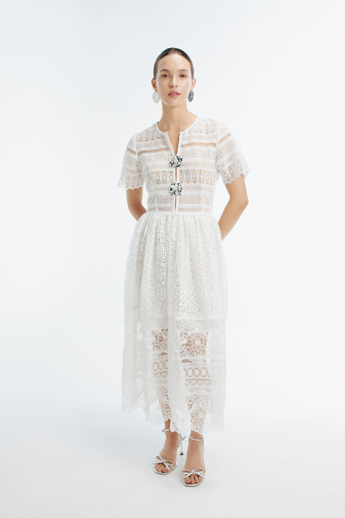 GIANNI MAXI DRESS WHITE