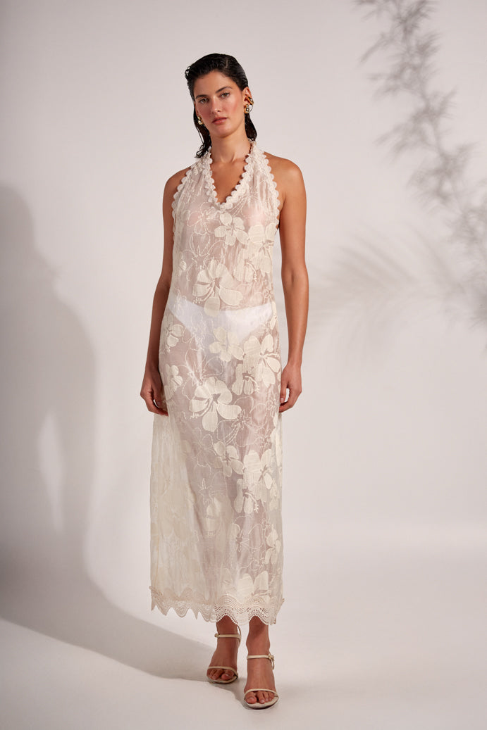 INDIRA MAXI DRESS CREAM