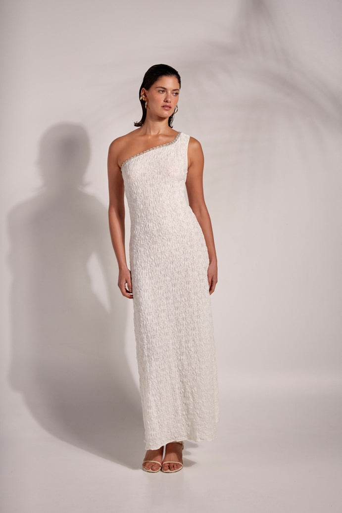 KOA MAXI DRESS WHITE