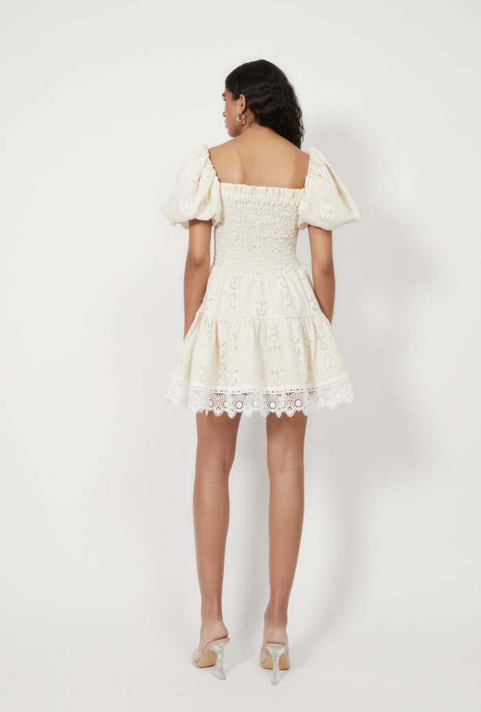 LA SIERRA MINI DRESS CREAM
