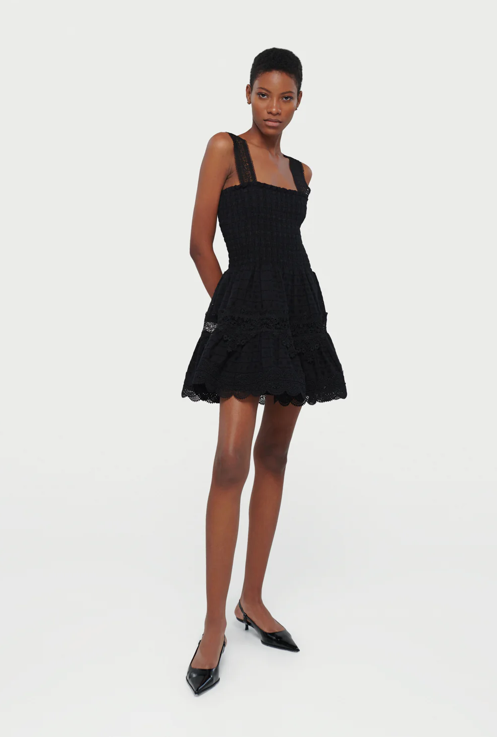 LEAH MINI DRESS BLACK