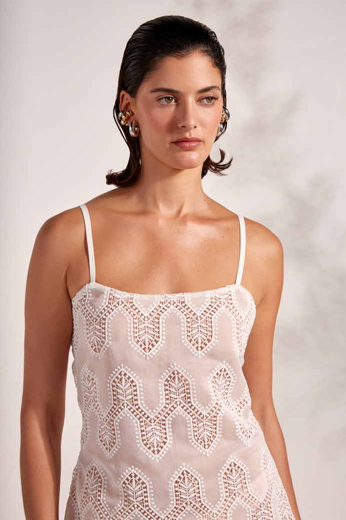 NEDI MINI DRESS WHITE