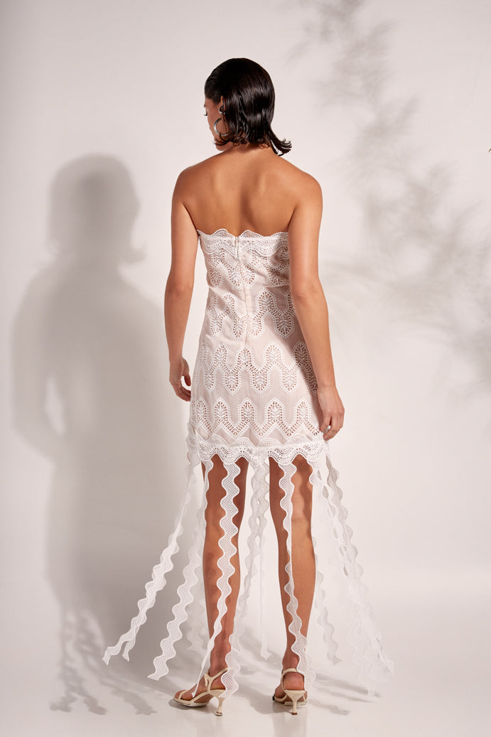 OASIS MAXI DRESS WHITE