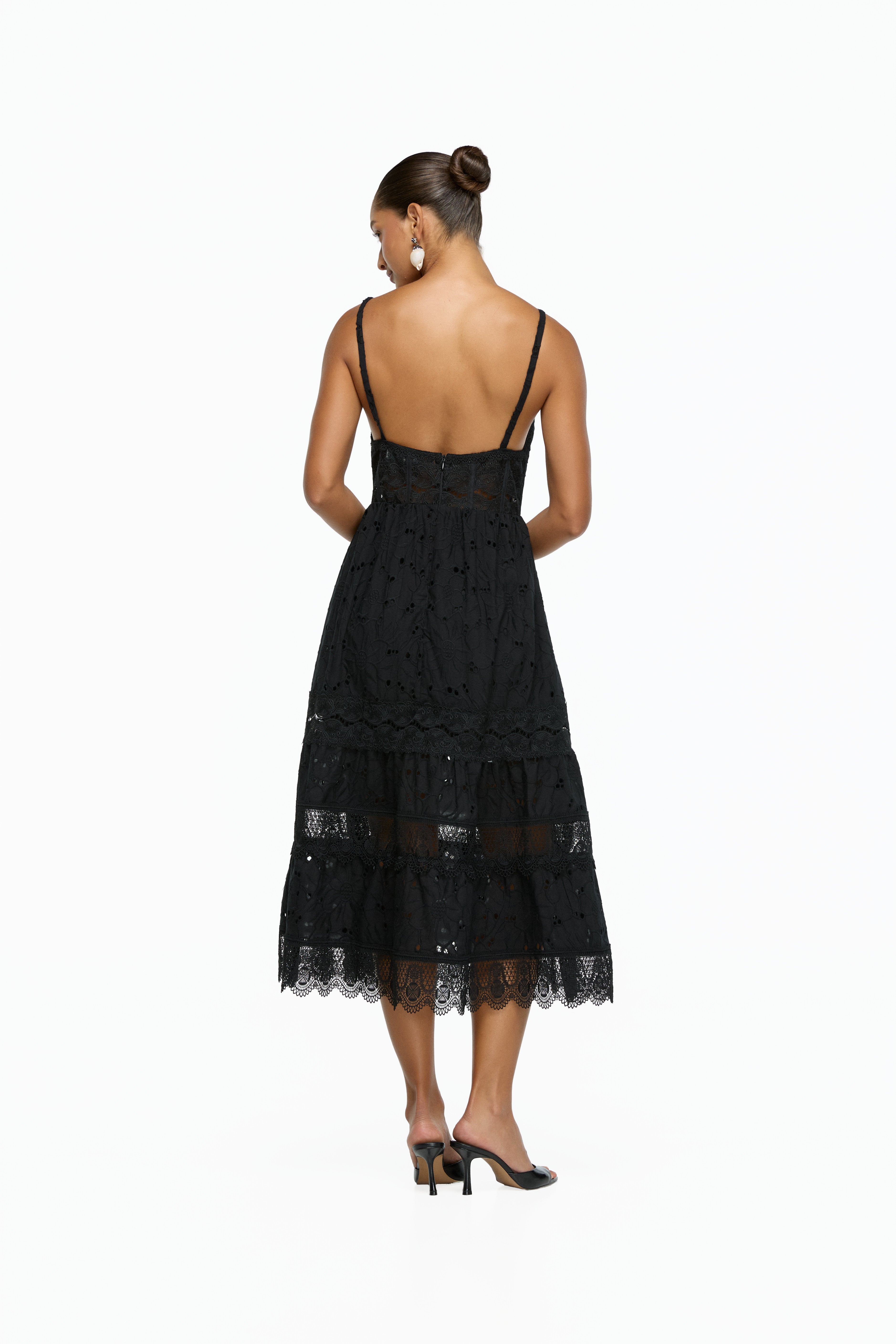 PENELOPE MIDI DRESS BLACK