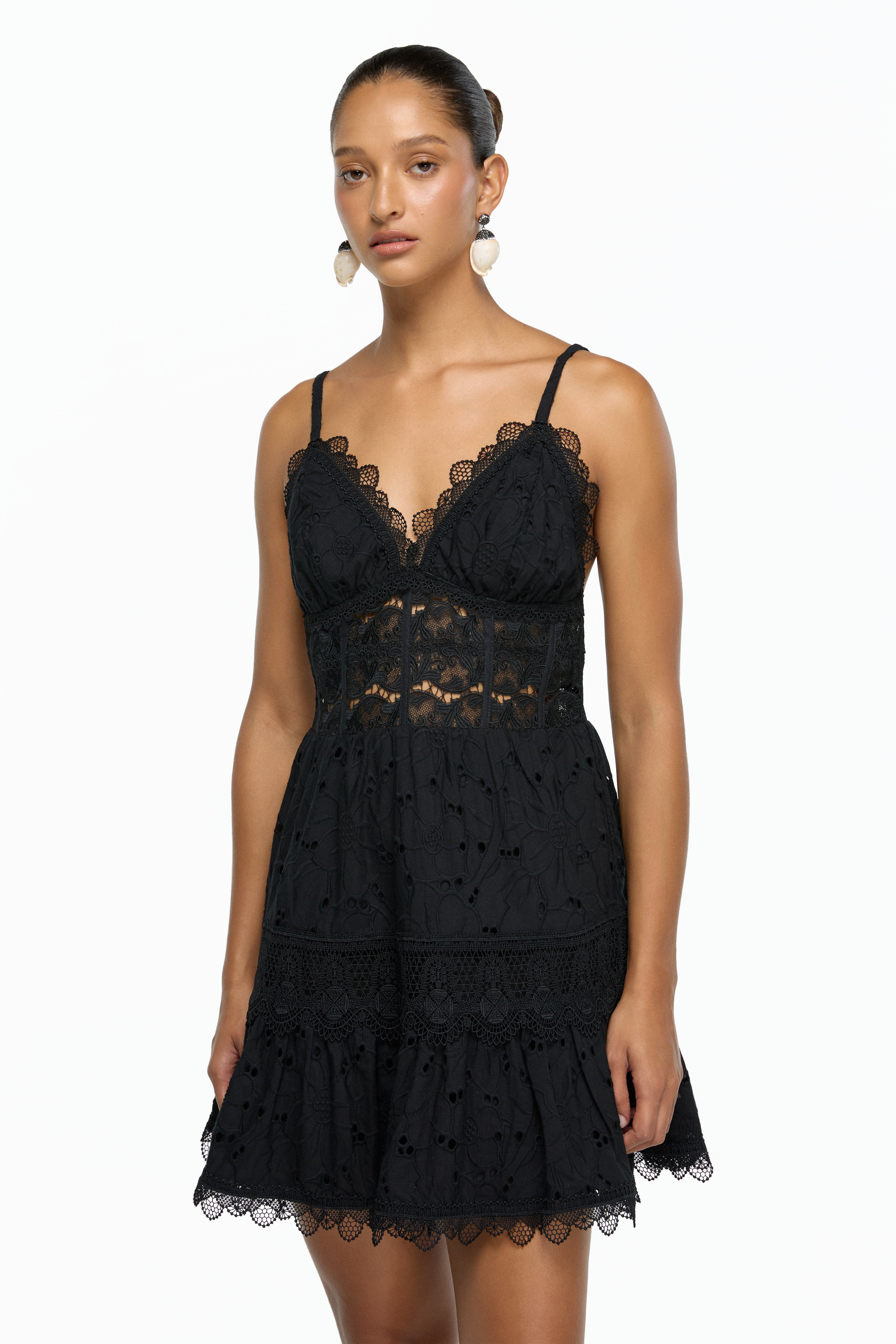 PENELOPE MINI DRESS BLACK