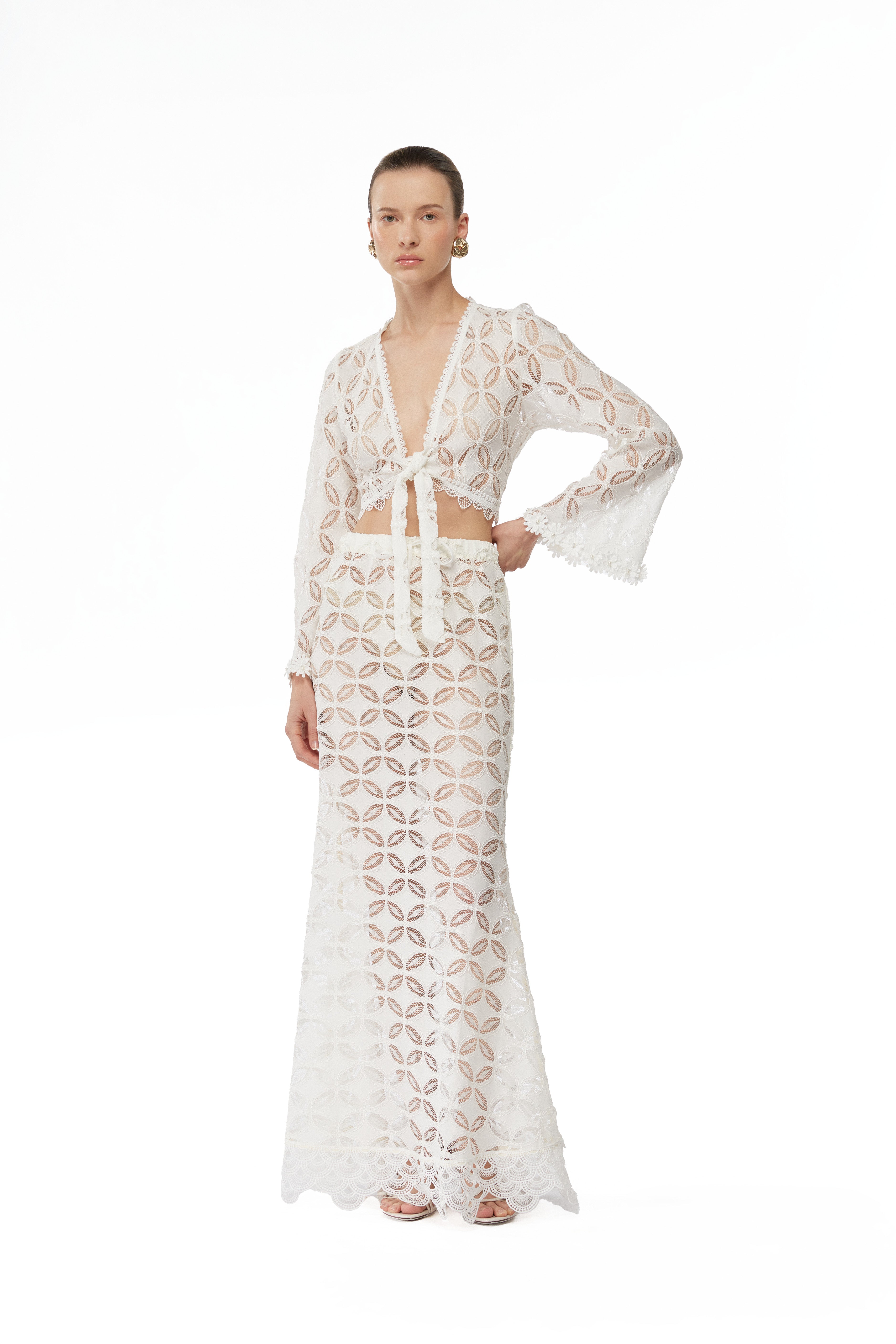 RIO MAXI SKIRT WHITE