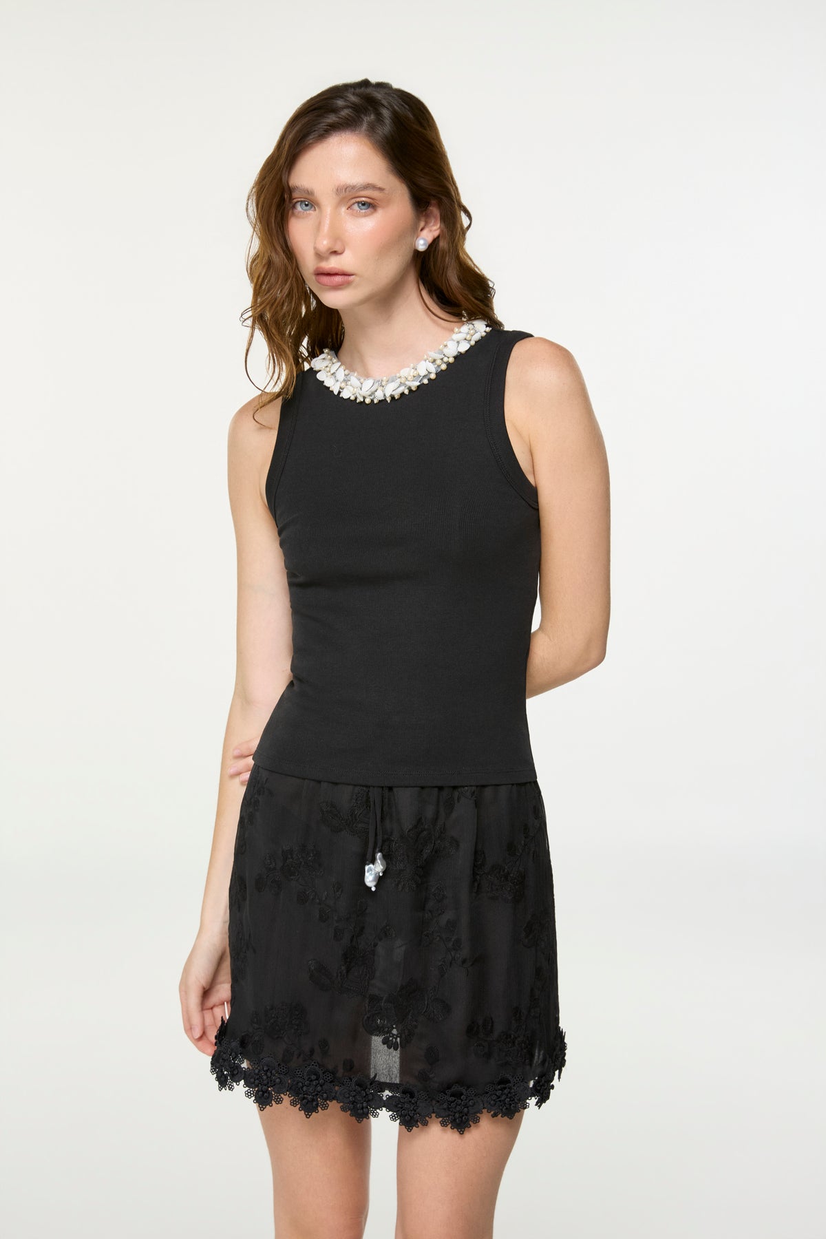 CLEO MINI SKIRT BLACK