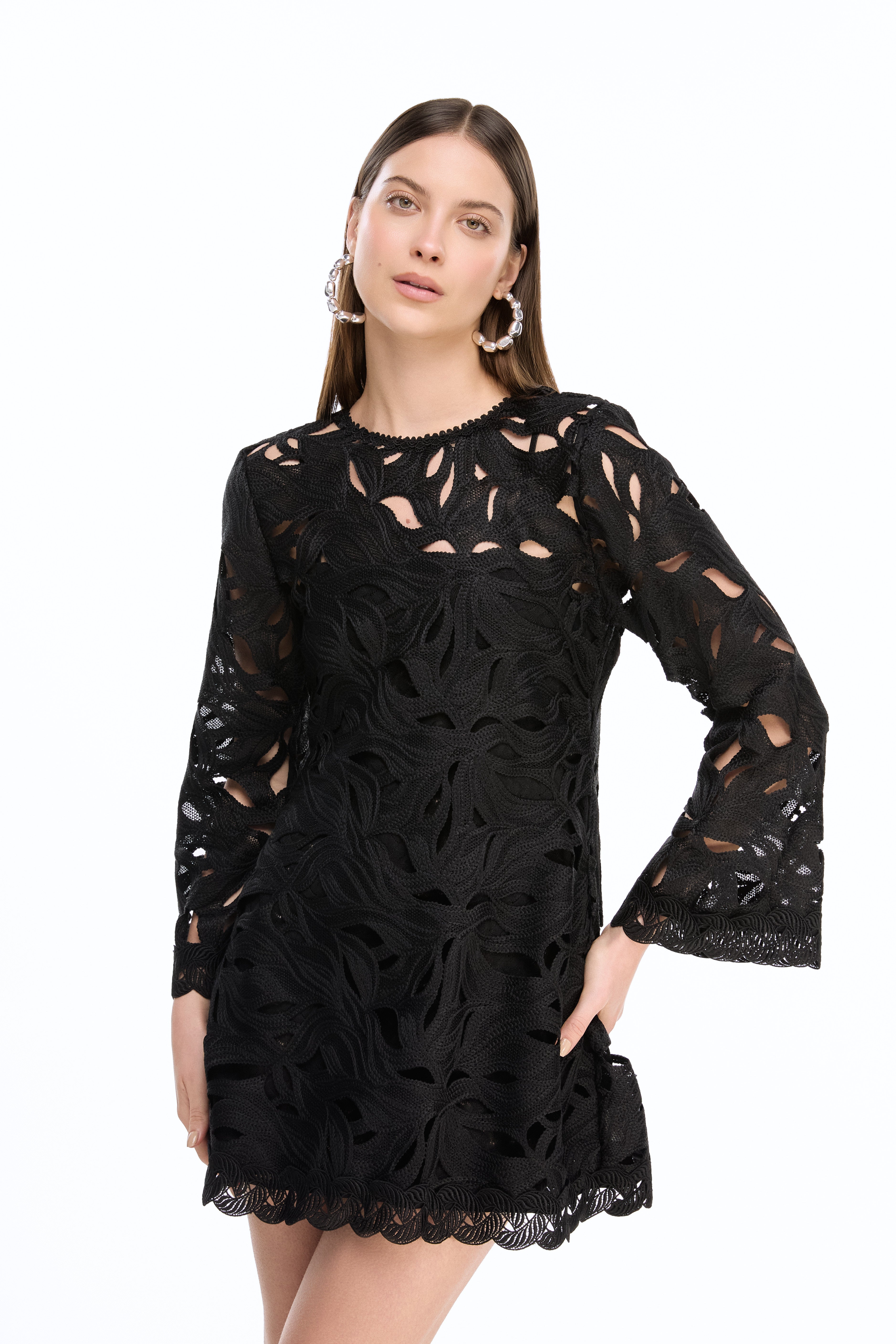 SOLSTICIO MINI DRESS BLACK