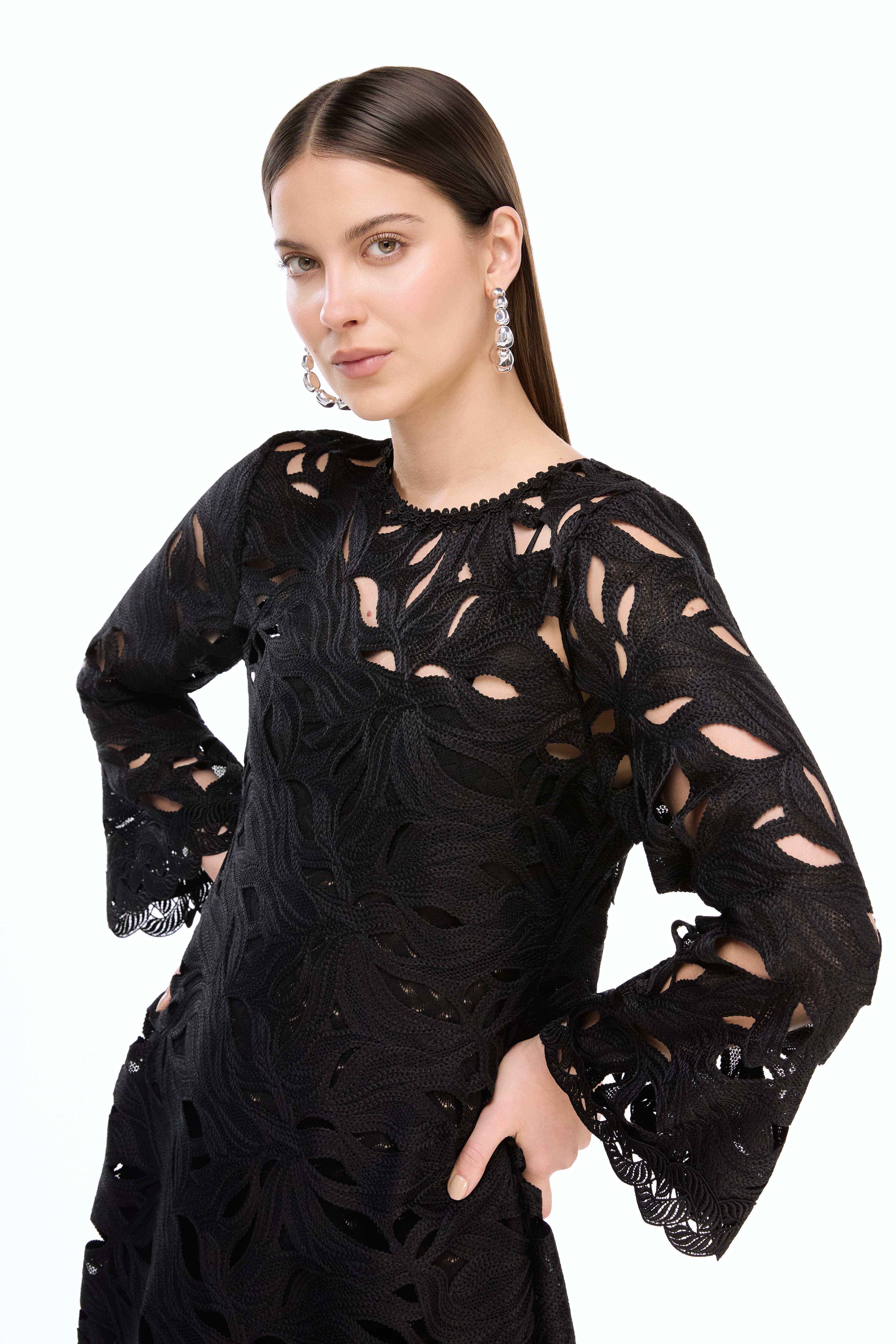 SOLSTICIO MINI DRESS BLACK