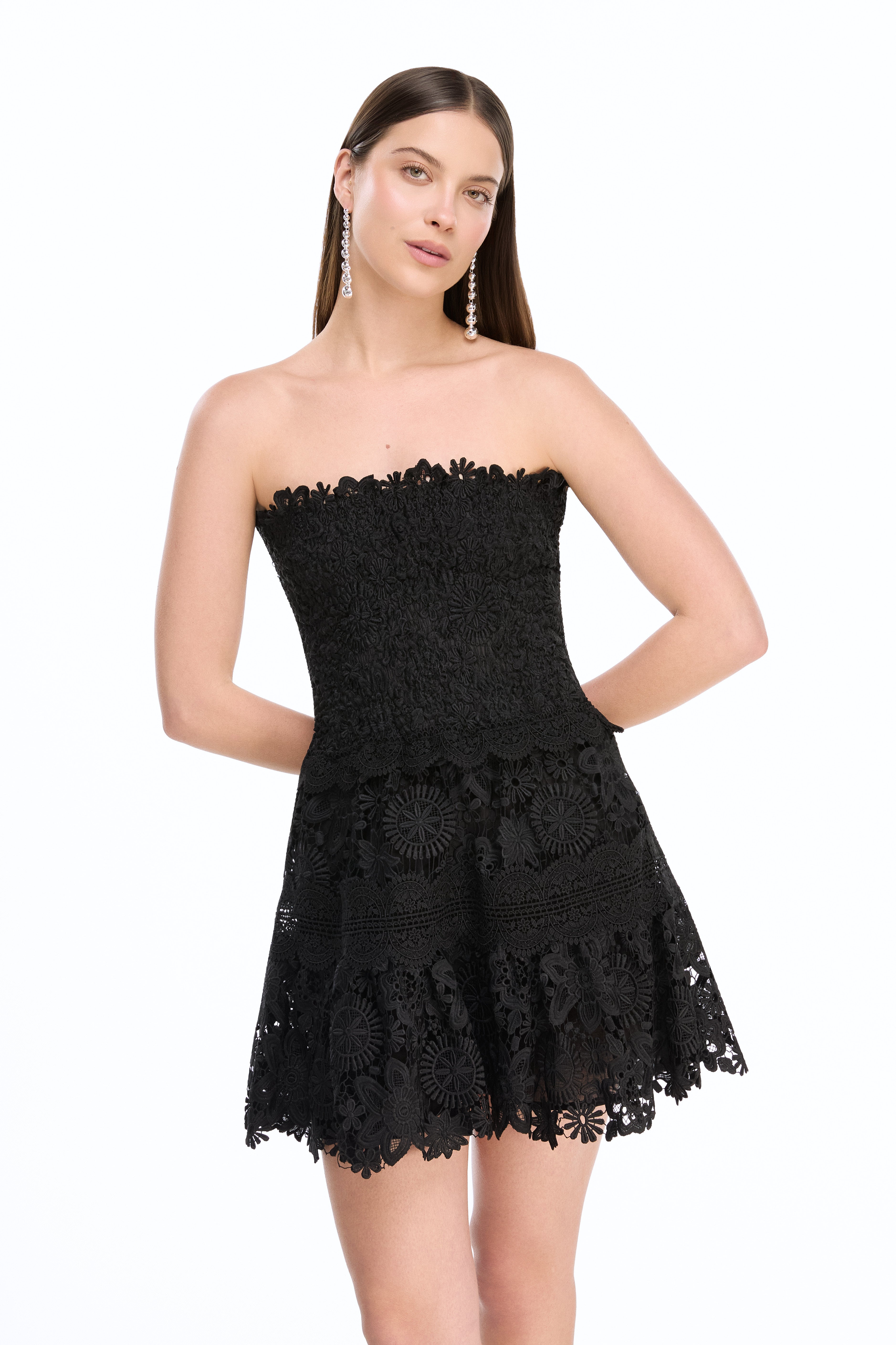 TIFANNY MINI DRESS BLACK