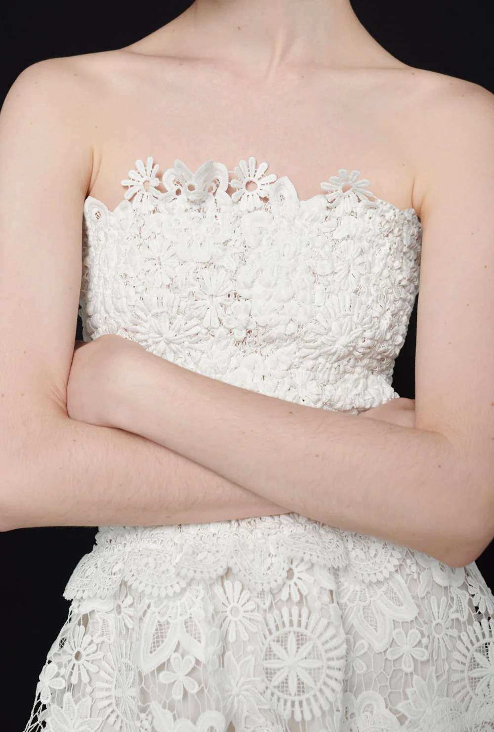 TIFANNY MINI DRESS WHITE