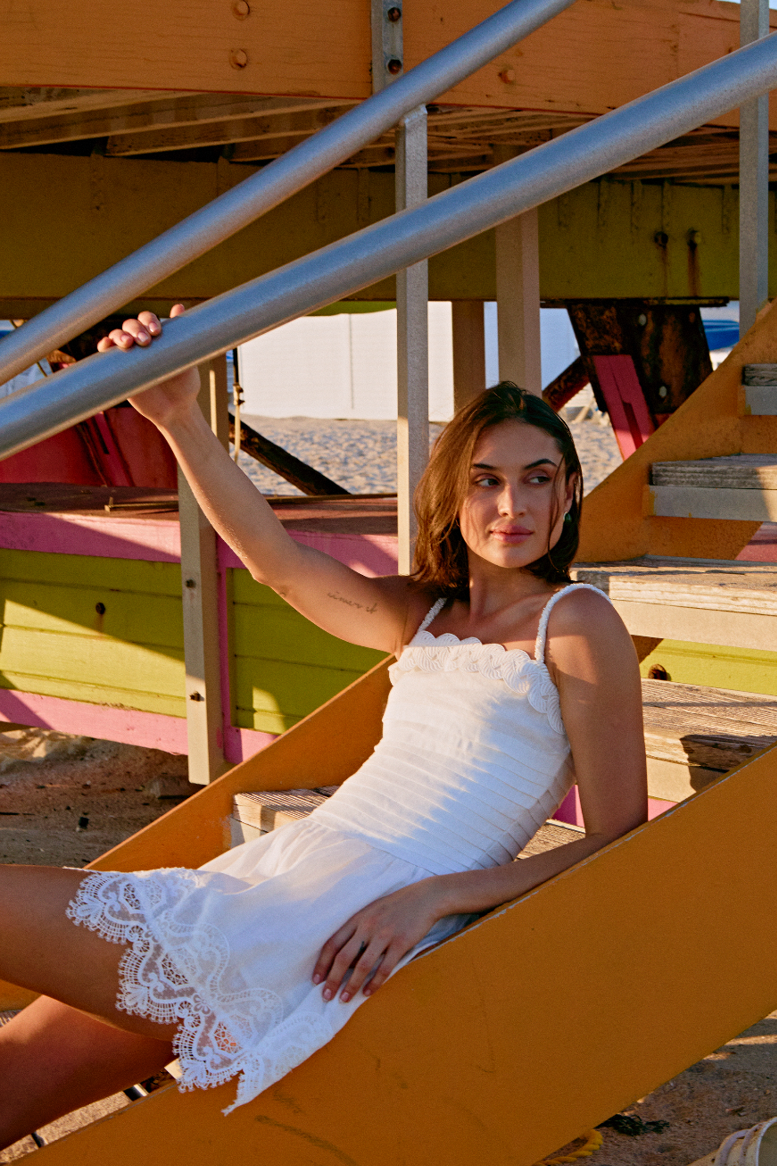 CLARA MINI DRESS WHITE