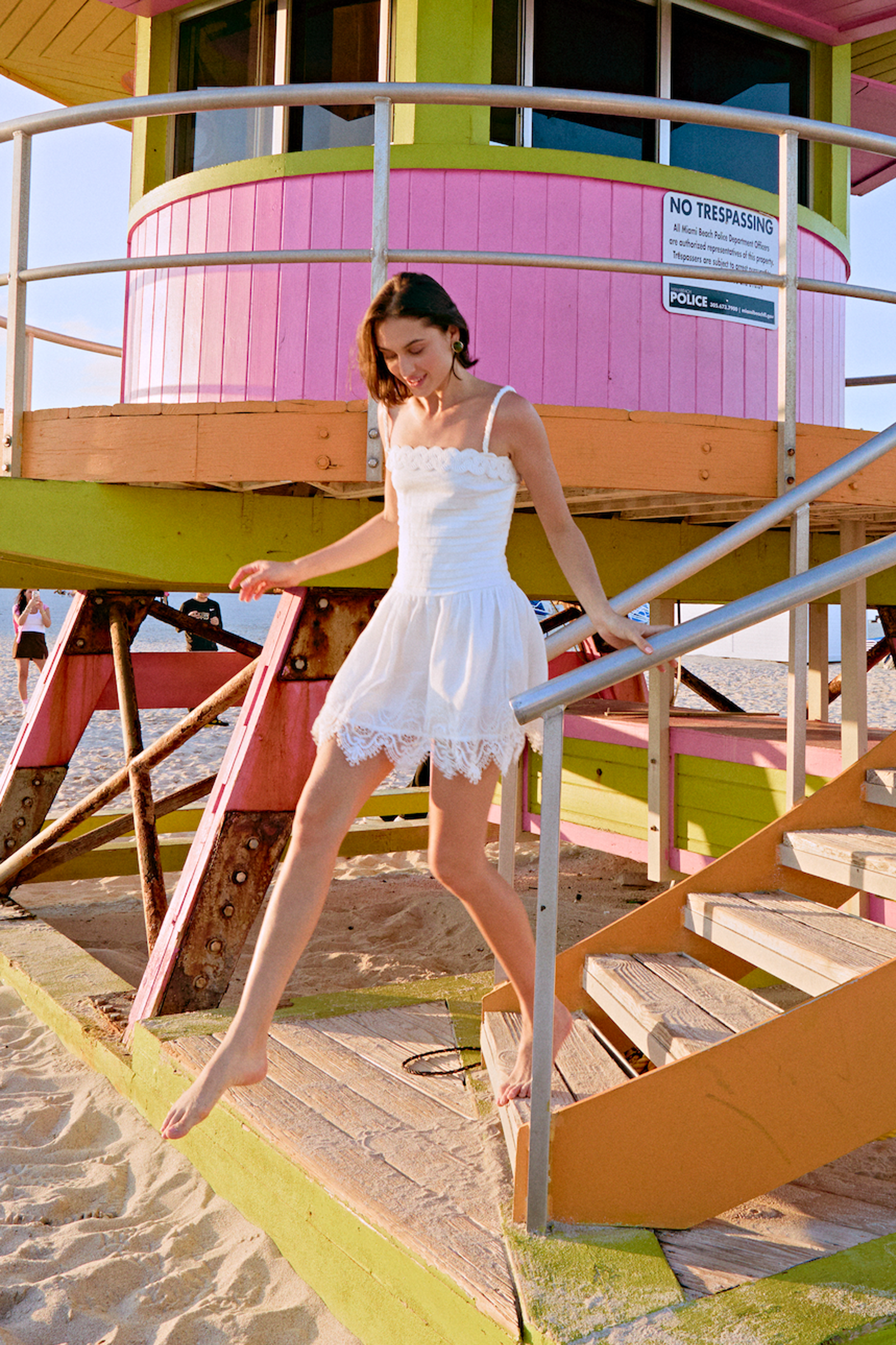 CLARA MINI DRESS WHITE
