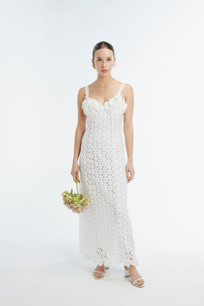 DESTIN MAXI DRESS WHITE