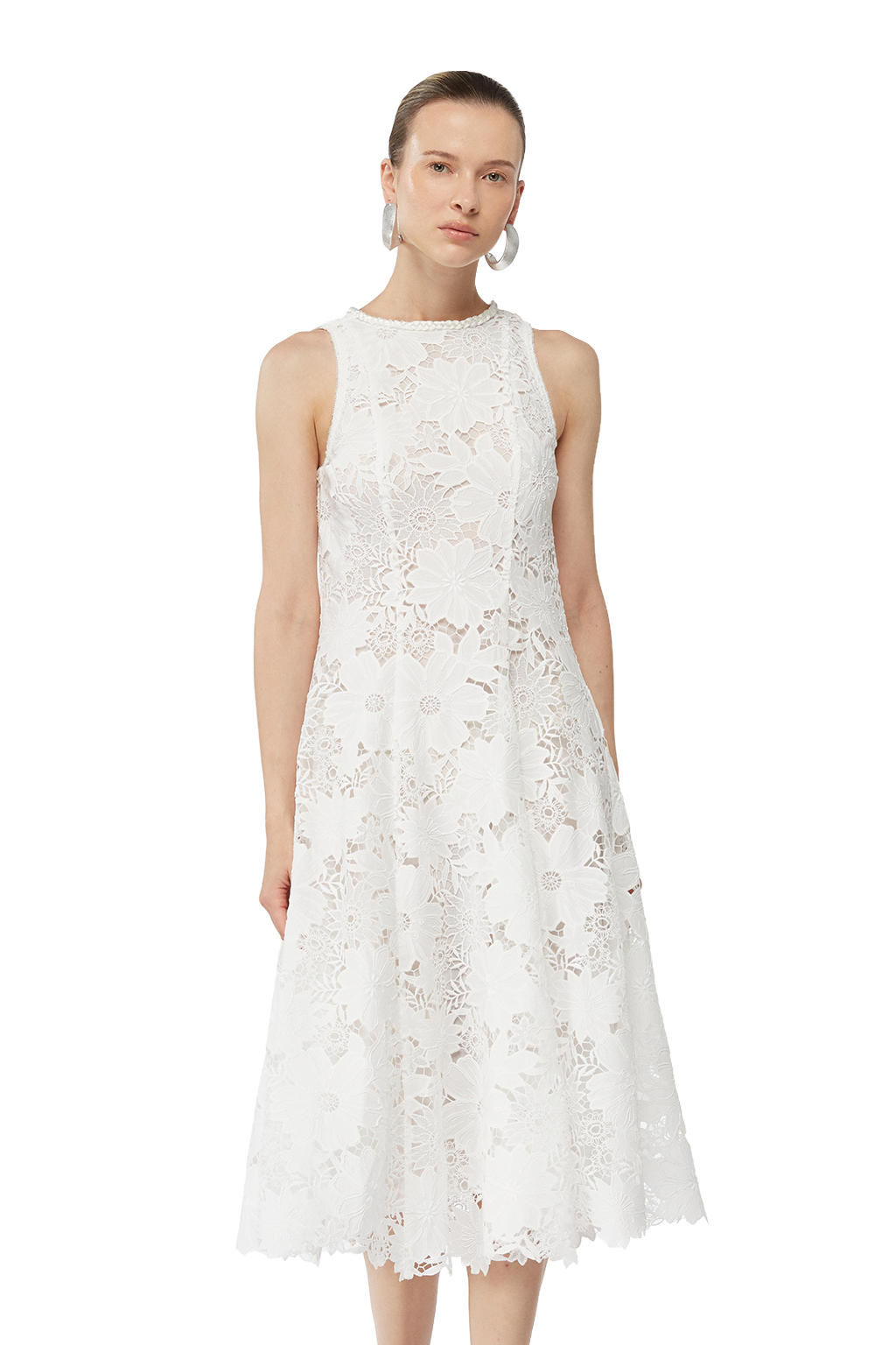 FARAH MIDI DRESS WHITE