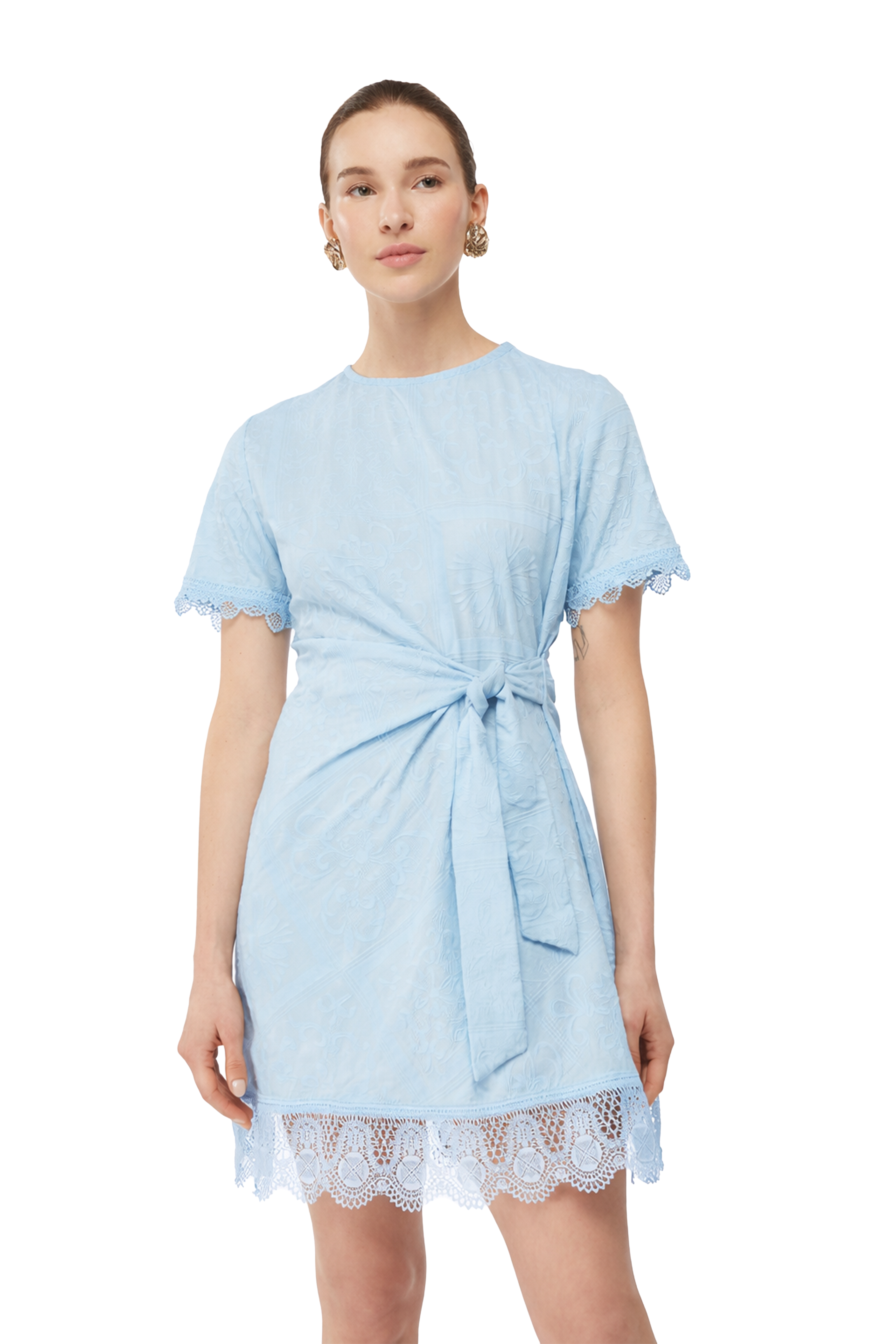 ISOLDE MINI DRESS BLUE