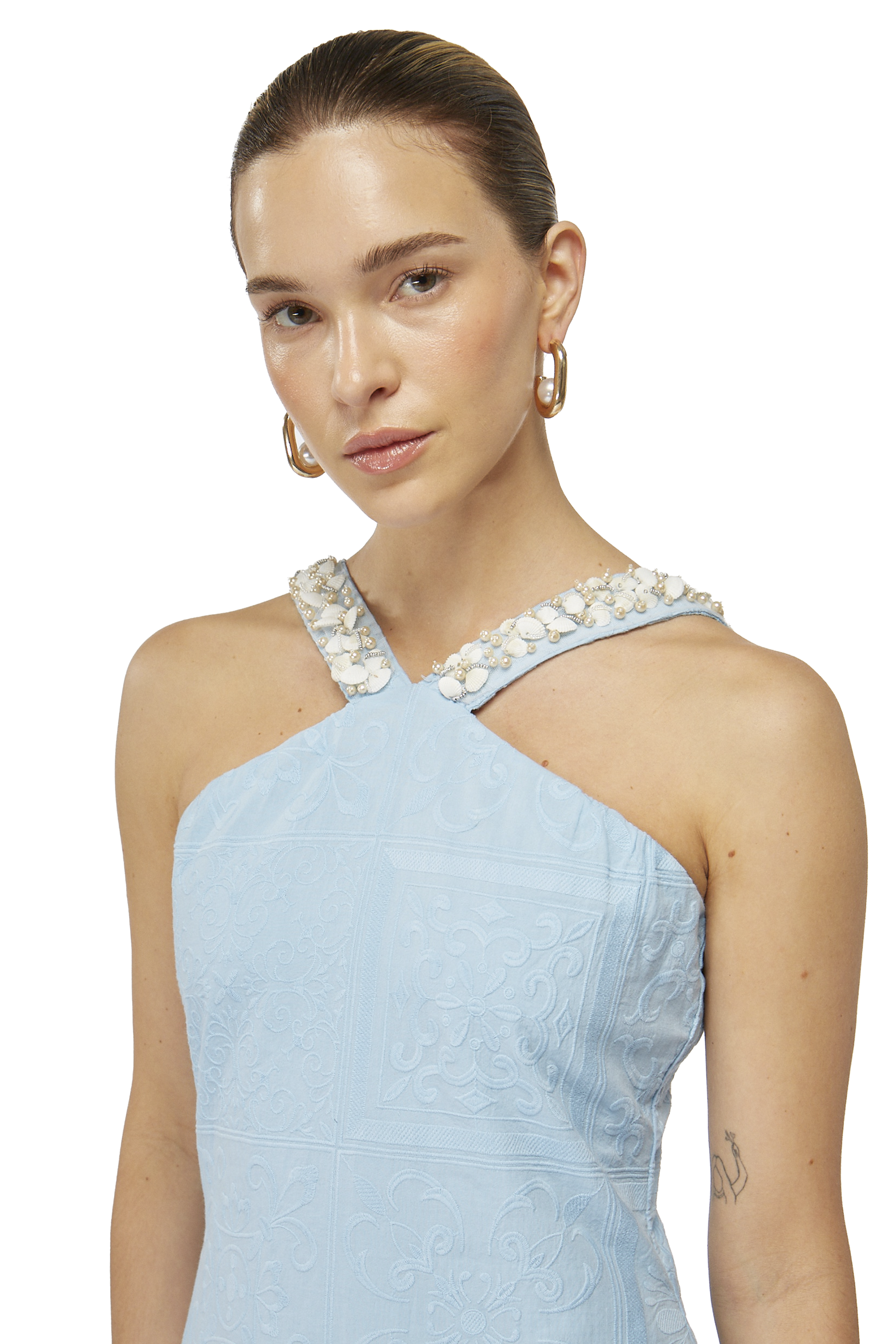 LYARA MINI DRESS BLUE