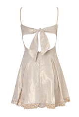 TWIGGY DRESS GOLD