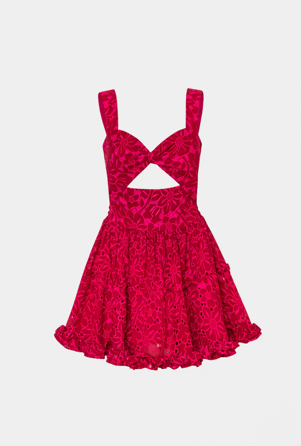 ELLE MINI DRESS BURGUNDY