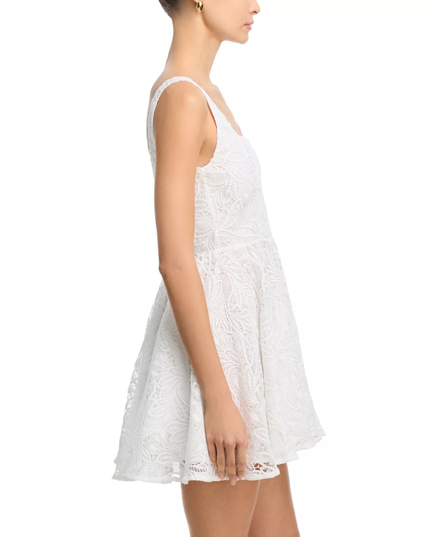 EUGENIA MINI DRESS WHITE