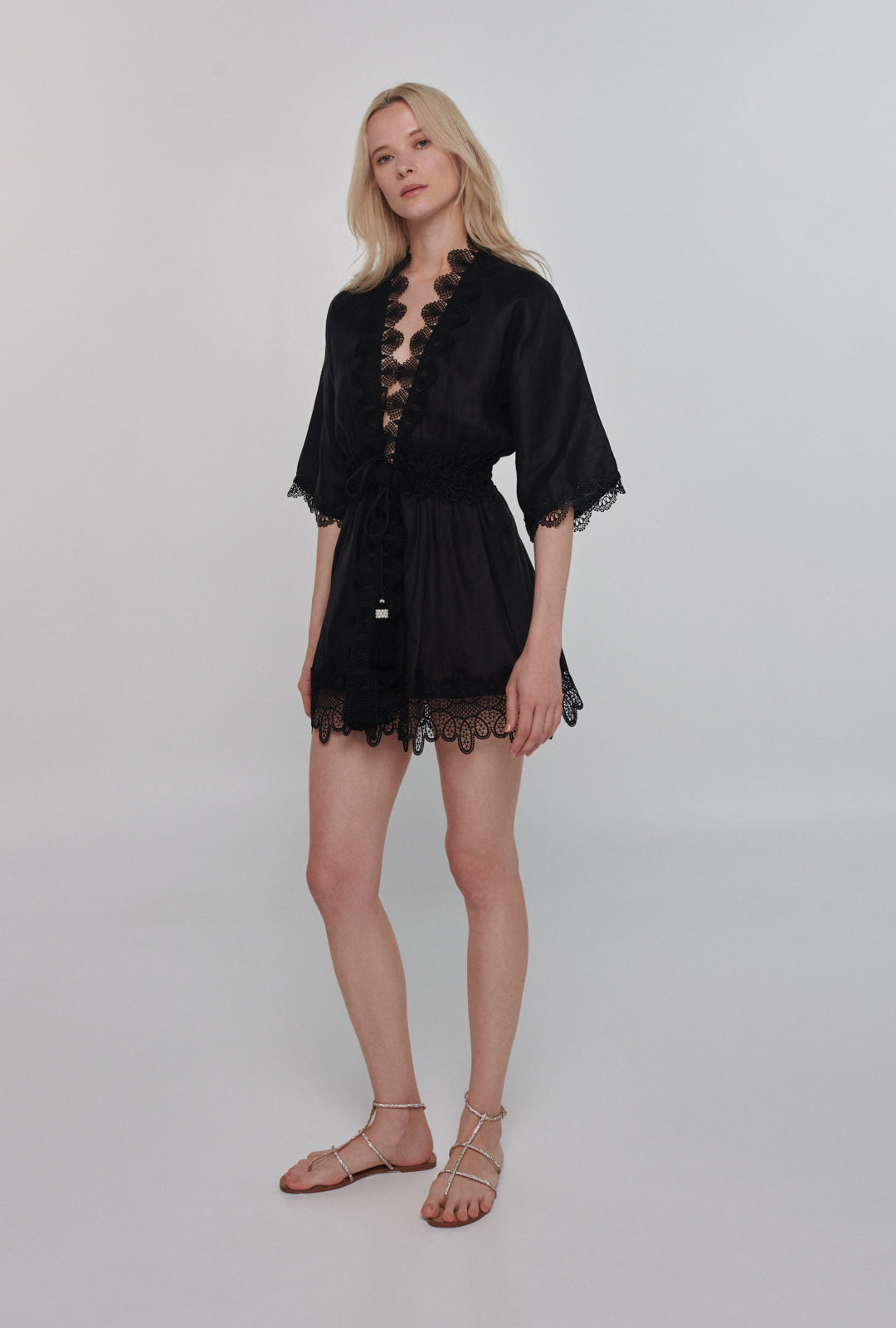 GABRIELLA KIMONO BLACK