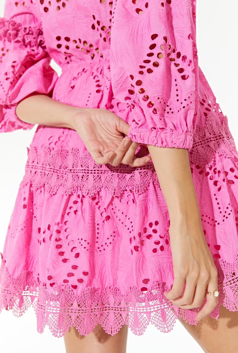 CONNIE DRESS MAGENTA - PRE ORDER