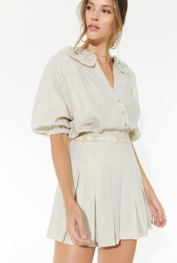 MARIE SKIRT GOLD