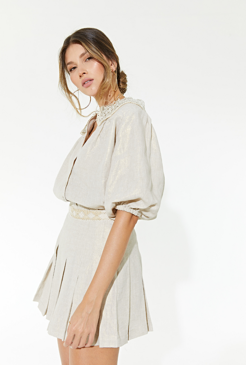 MARIE SKIRT GOLD
