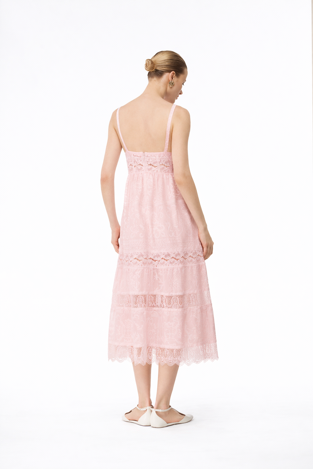 AMARELLE MIDI DRESS PINK