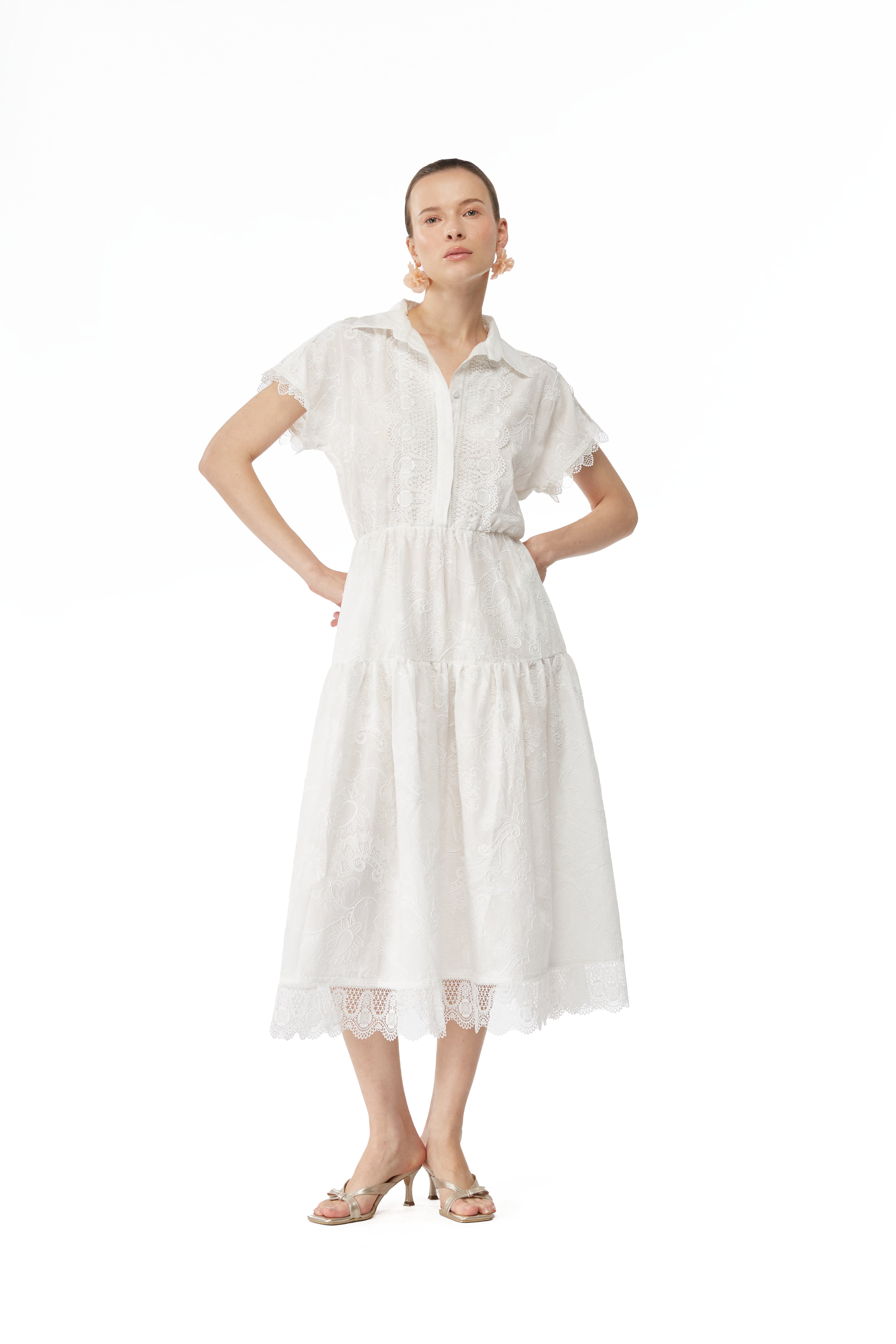 AURA MAXI DRESS WHITE