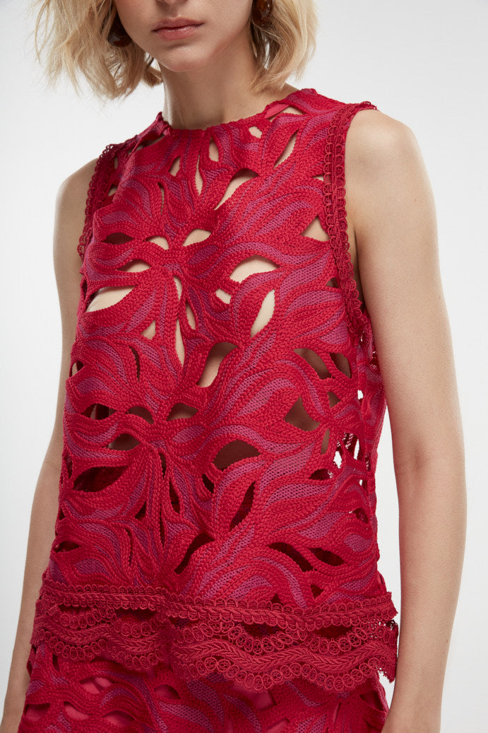 BRUMA TOP BURGUNDY