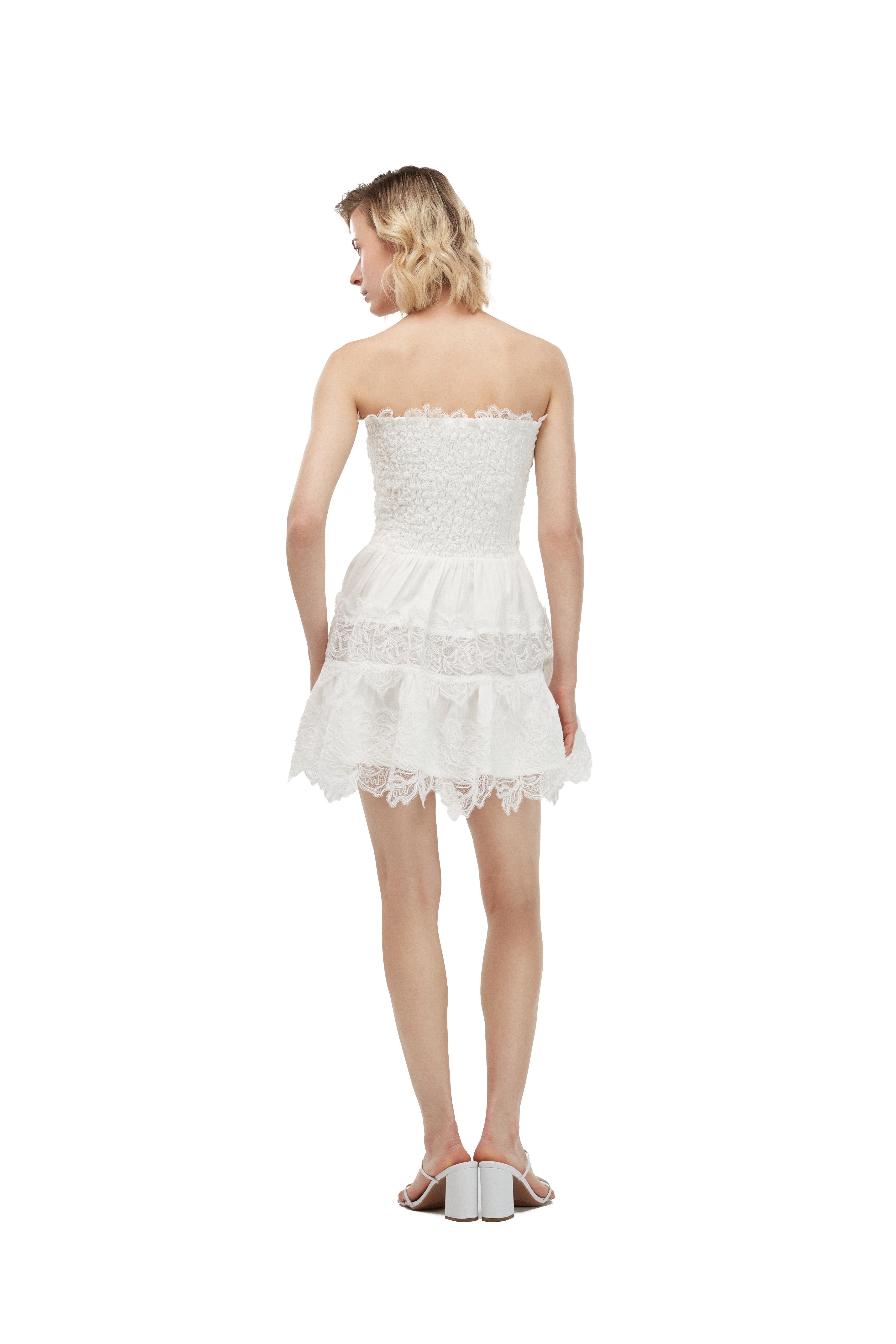 BRISA MINI DRESS WHITE