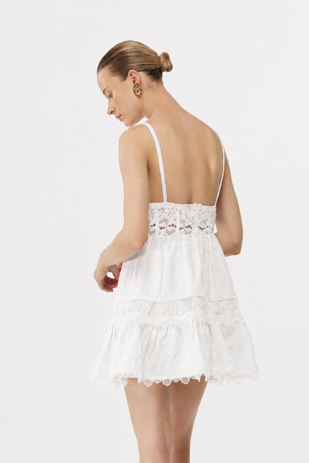 AMARELLE MINI DRESS WHITE
