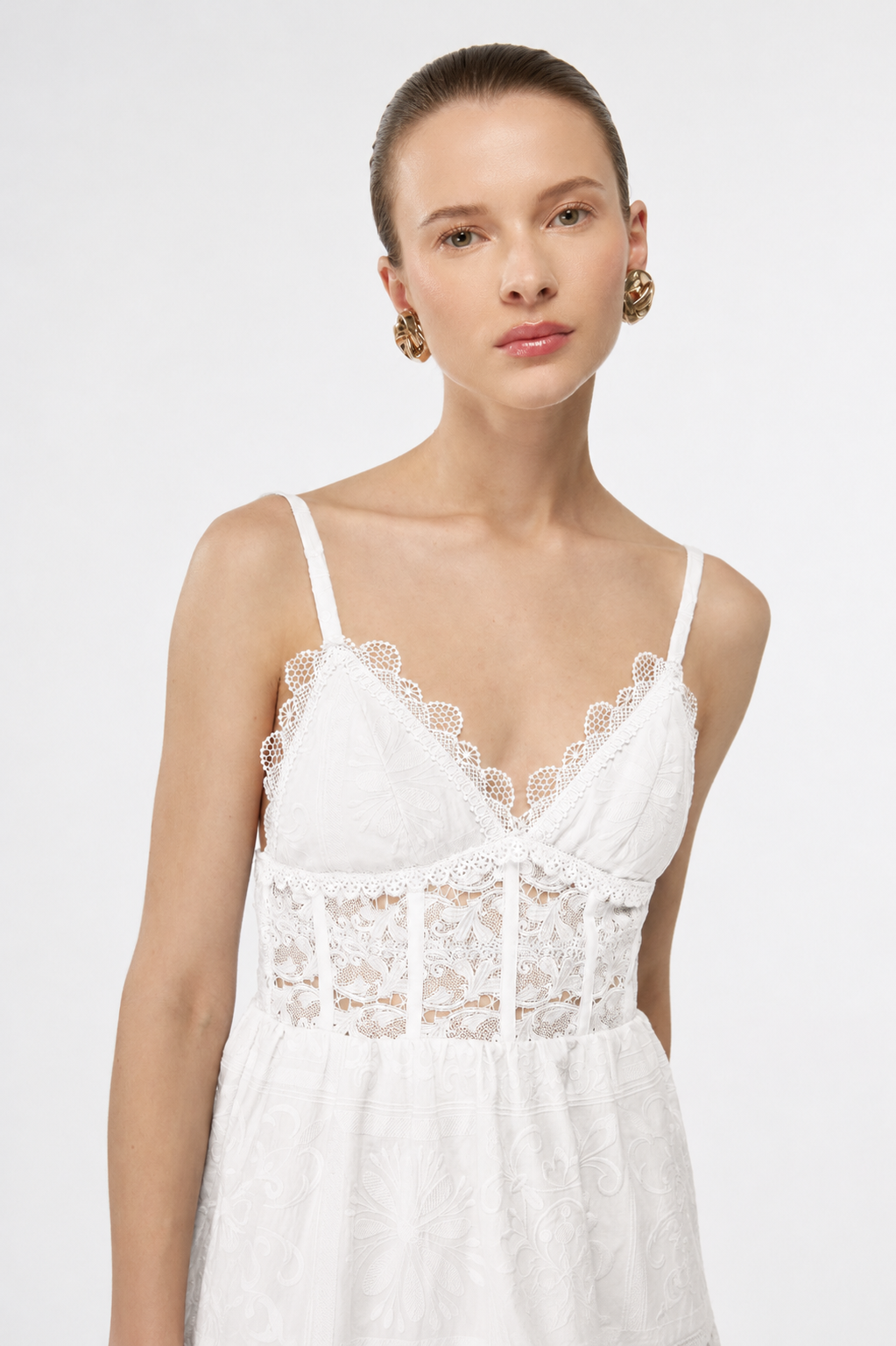 AMARELLE MINI DRESS WHITE