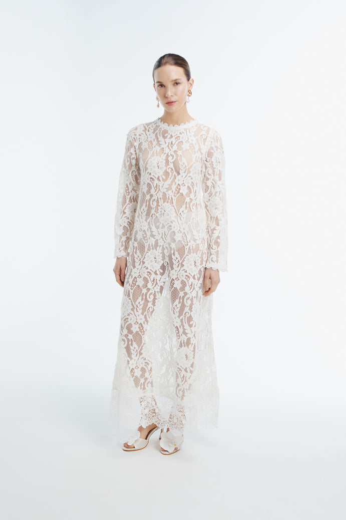ARTEMIS MAXI DRESS WHITE