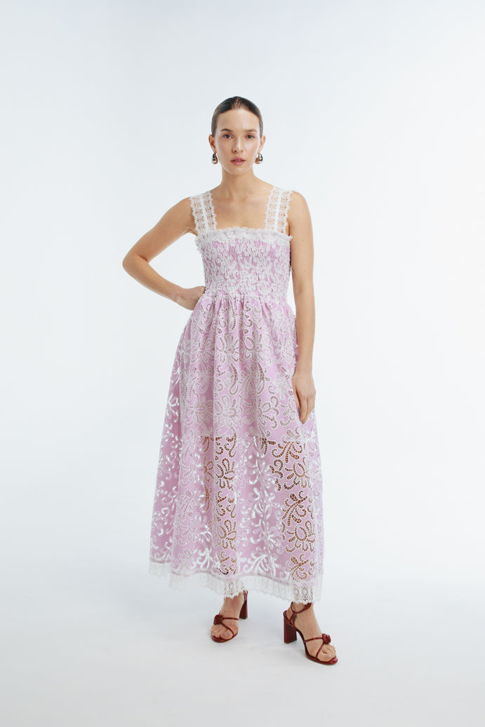 PALMETTO MAXI DRESS PINK